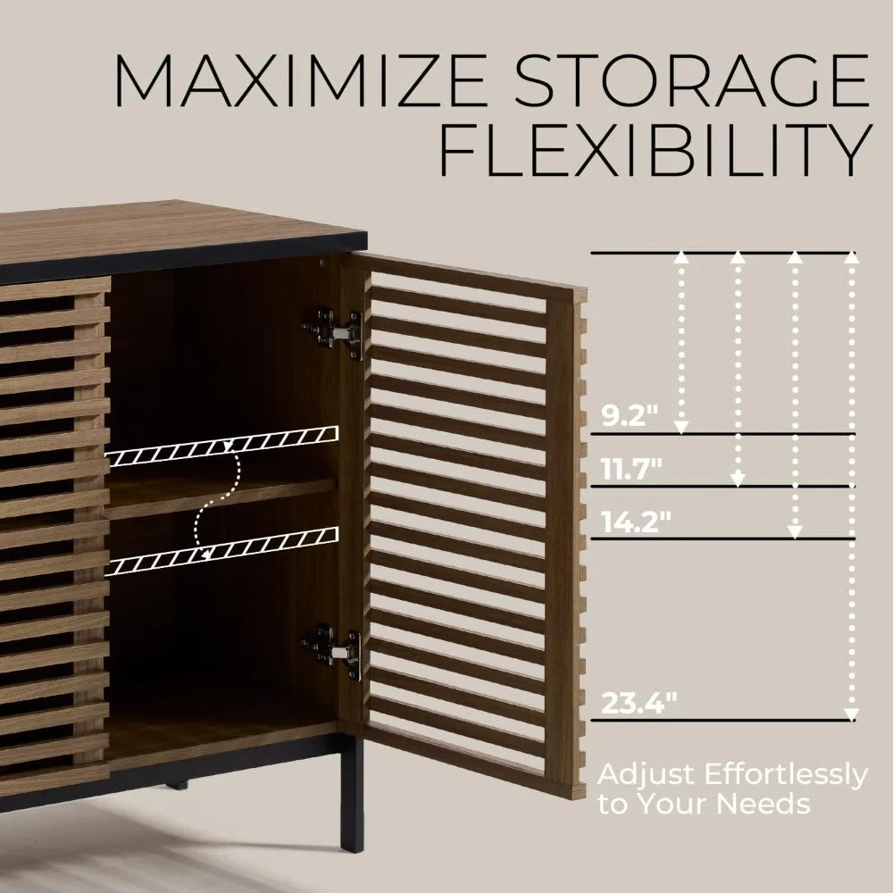 31.5" Buffet Sideboard Cabinet with Grille Doors