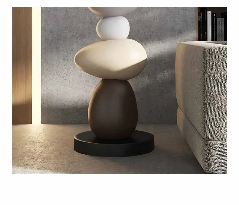 Large Stone Floor Lamp with Luxury Modern Design